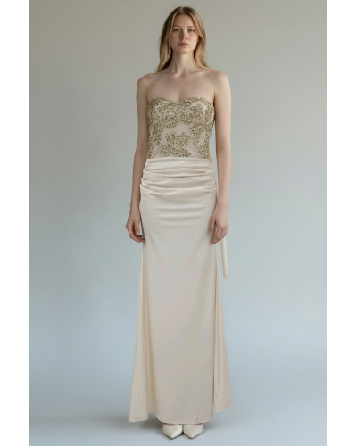 Vestido largo lentejuelas - AINE