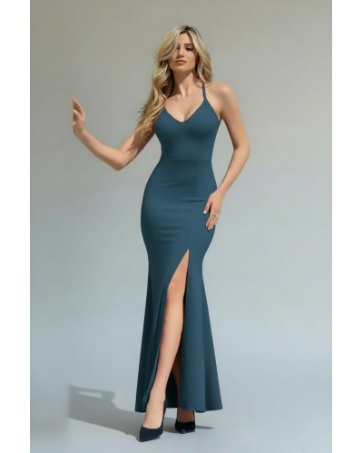 Vestido tiras y volantes espalda - AINE