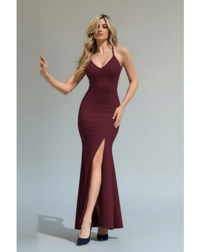 Vestido tiras y volantes espalda - AINE