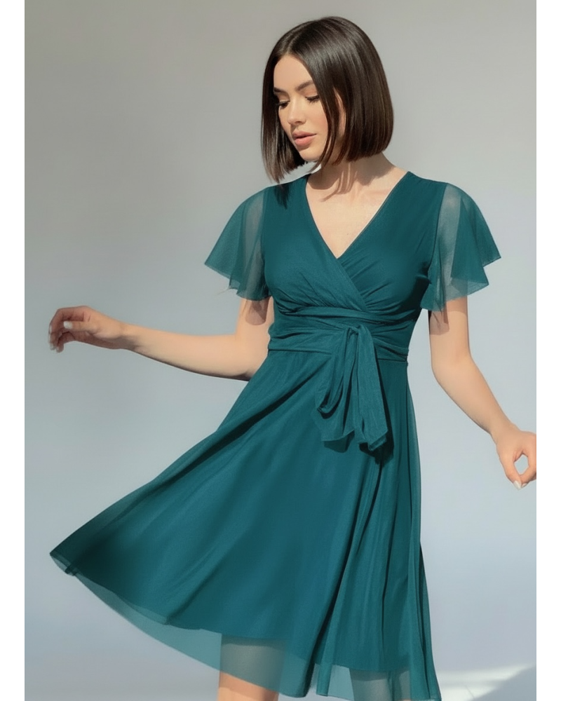 Vestido tul corto - AINE