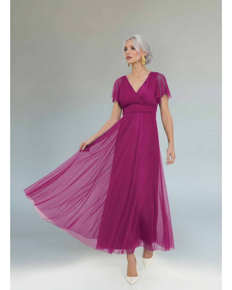 Vestido tul largo - AINE