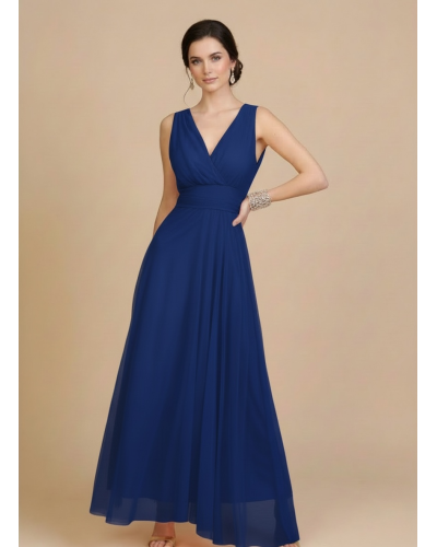 Vestido largo tull tirantes - AINE