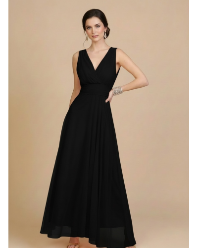 Vestido largo tull tirantes - AINE