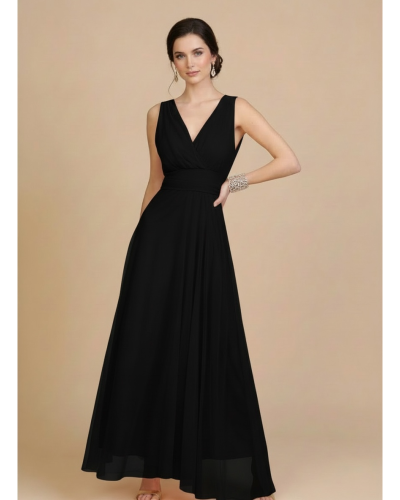 Vestido largo tull tirantes - AINE