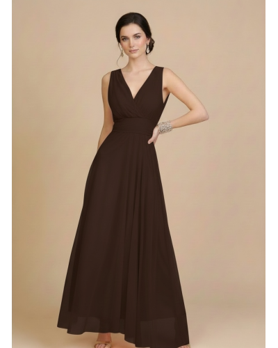 Vestido largo tull tirantes - AINE