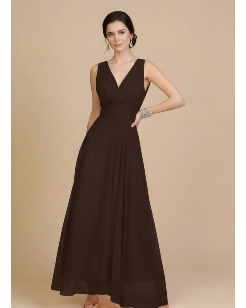 Vestido largo tull tirantes - AINE