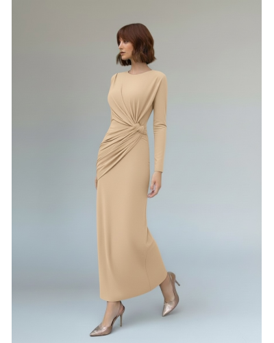 Vestido midi nudo - AINE