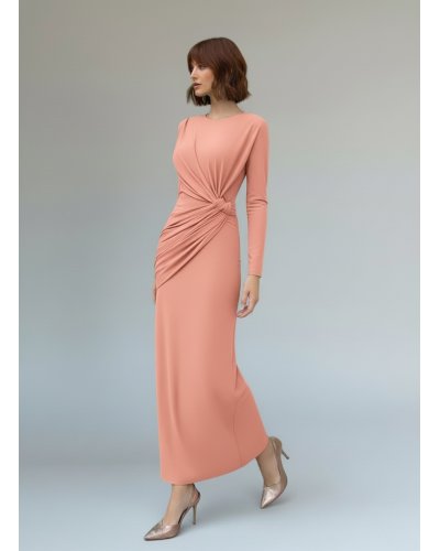 Vestido midi nudo - AINE