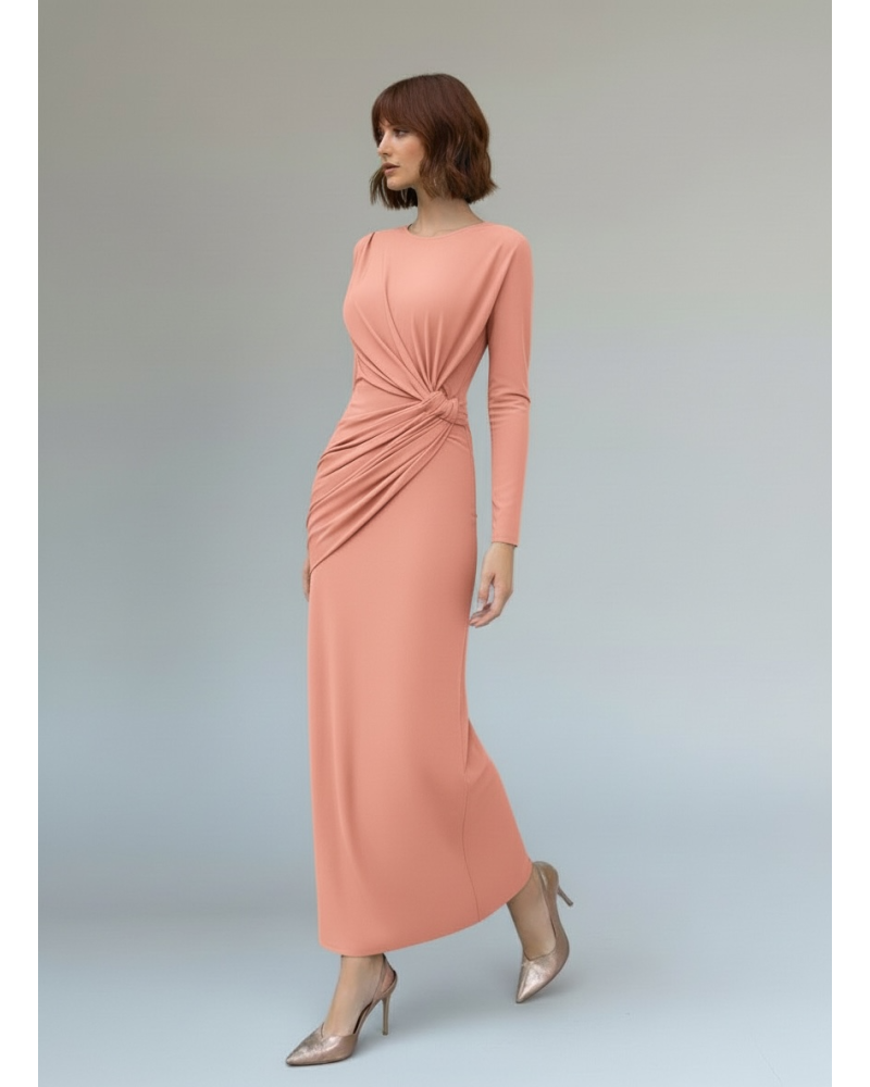 Vestido midi nudo - AINE