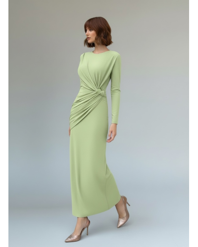 Vestido midi nudo - AINE