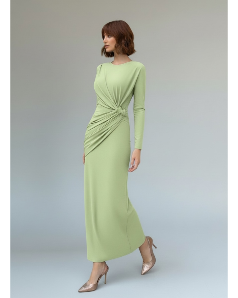 Vestido midi nudo - AINE