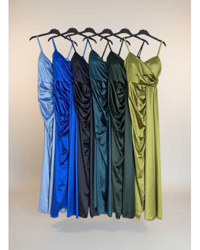 Vestido raso tira - AINE