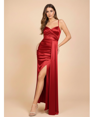 Vestido raso tira - AINE