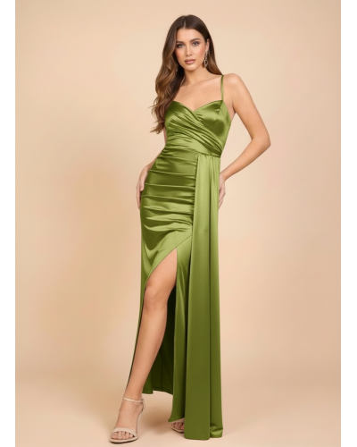 Vestido raso tira - AINE