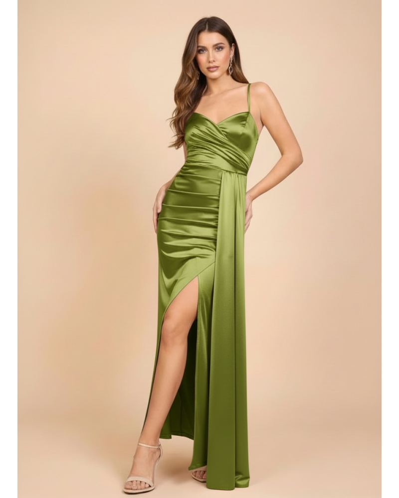 Vestido raso tira - AINE