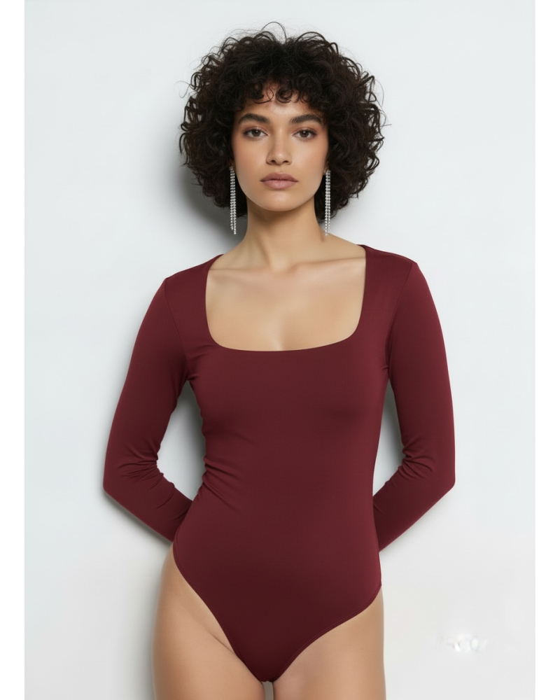 Body poliamida escote cuadrado - AINE