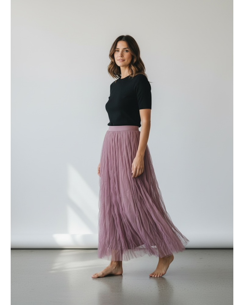 Falda tull arrugada - AINE