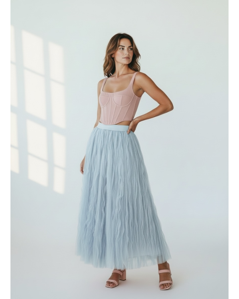 Falda tull arrugada - AINE