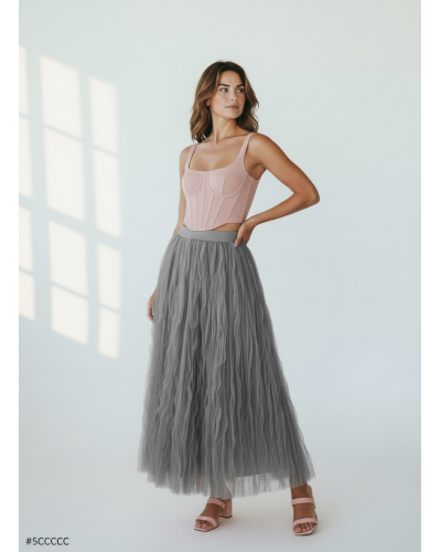 Falda tull arrugada - AINE