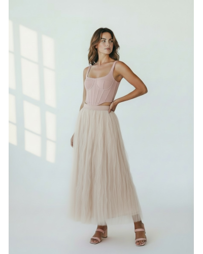 Falda tull arrugada - AINE