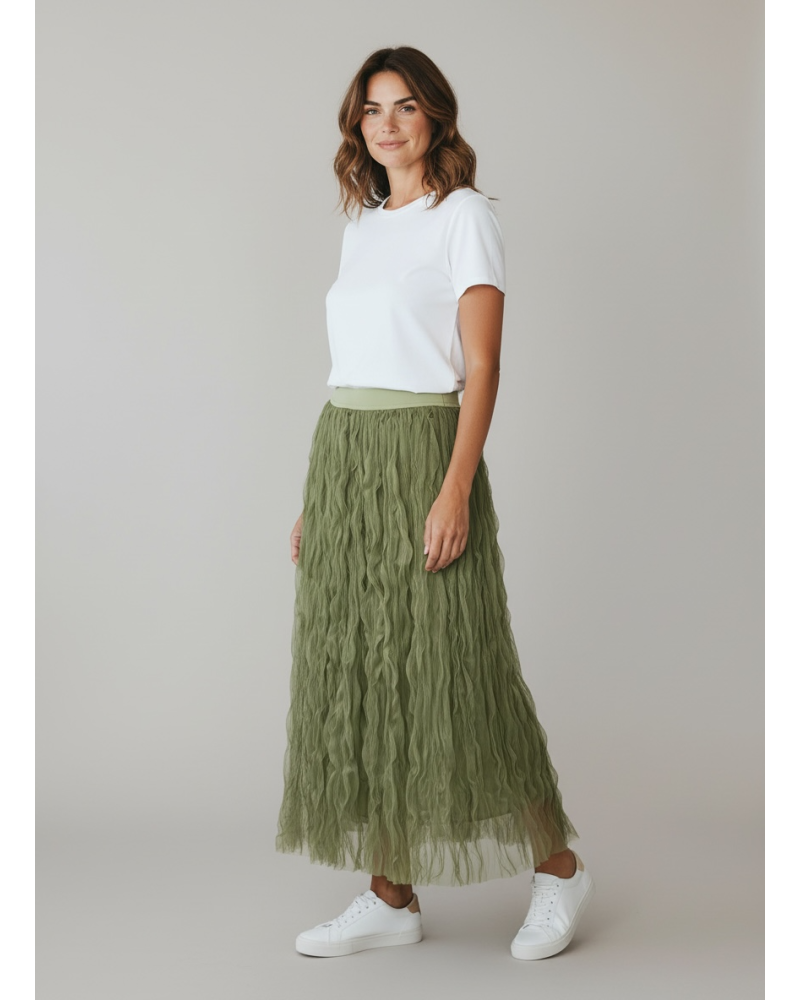 Falda tull arrugada - AINE