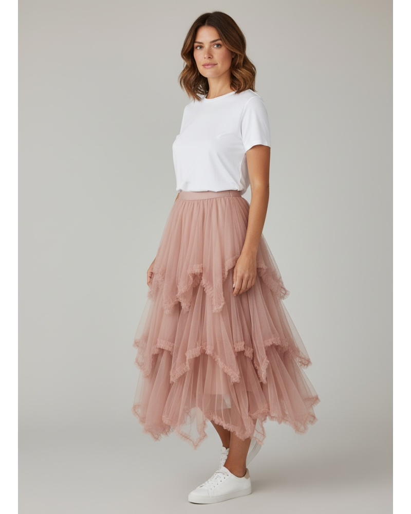 Falda tull capas picos - AINE