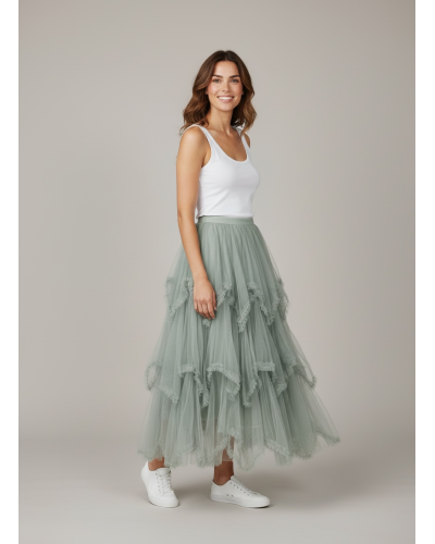 Falda tull capas picos - AINE