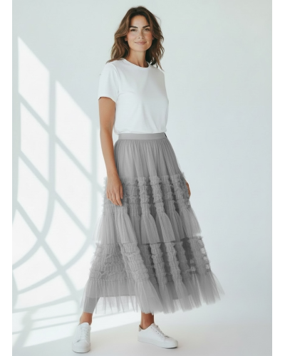 Falda tull 2 tiras volantes - AINE