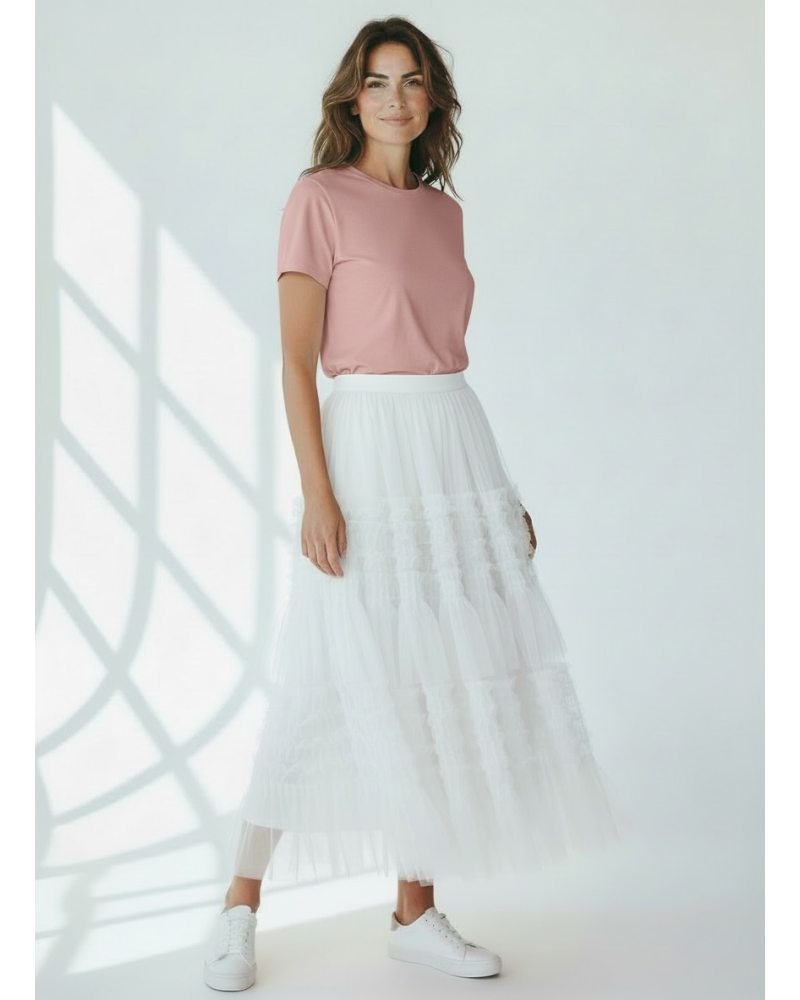 Falda tull 2 tiras volantes - AINE