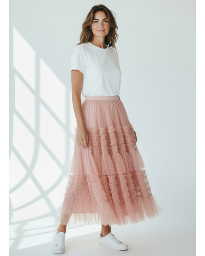 Falda tull 2 tiras volantes - AINE