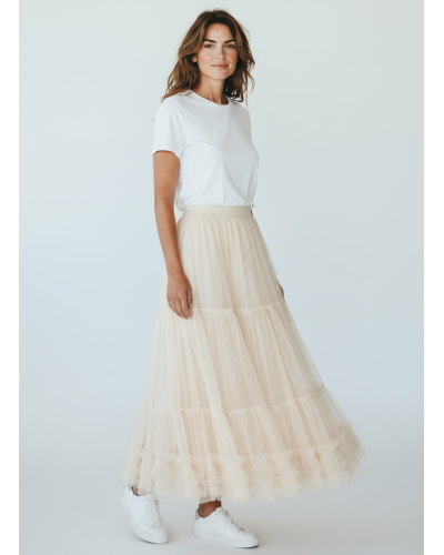 Falda bajo volantes - AINE