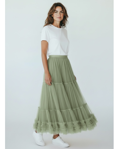 Falda bajo volantes - AINE