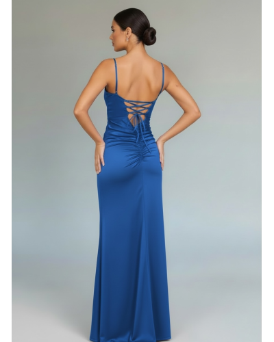 Vestido escote cuadrado cuerda detrás - AINE