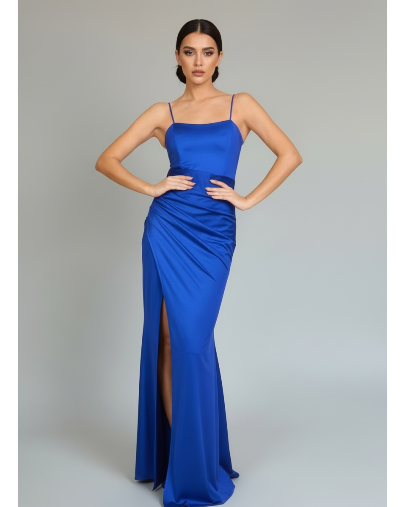 Vestido escote cuadrado cuerda detrás - AINE