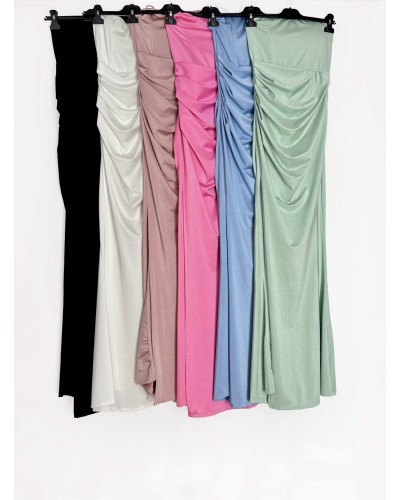 Vestido escote cuadrado cuerda detrás - AINE