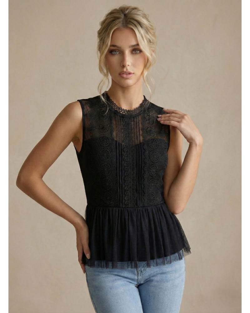 Camisa bordado con tull - AINE