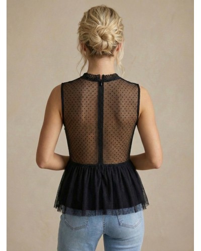 Camisa bordado con tull - AINE