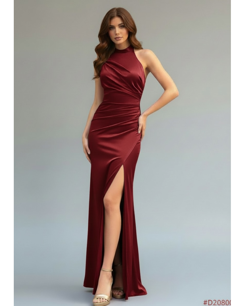 Vestido largo halter - AINE